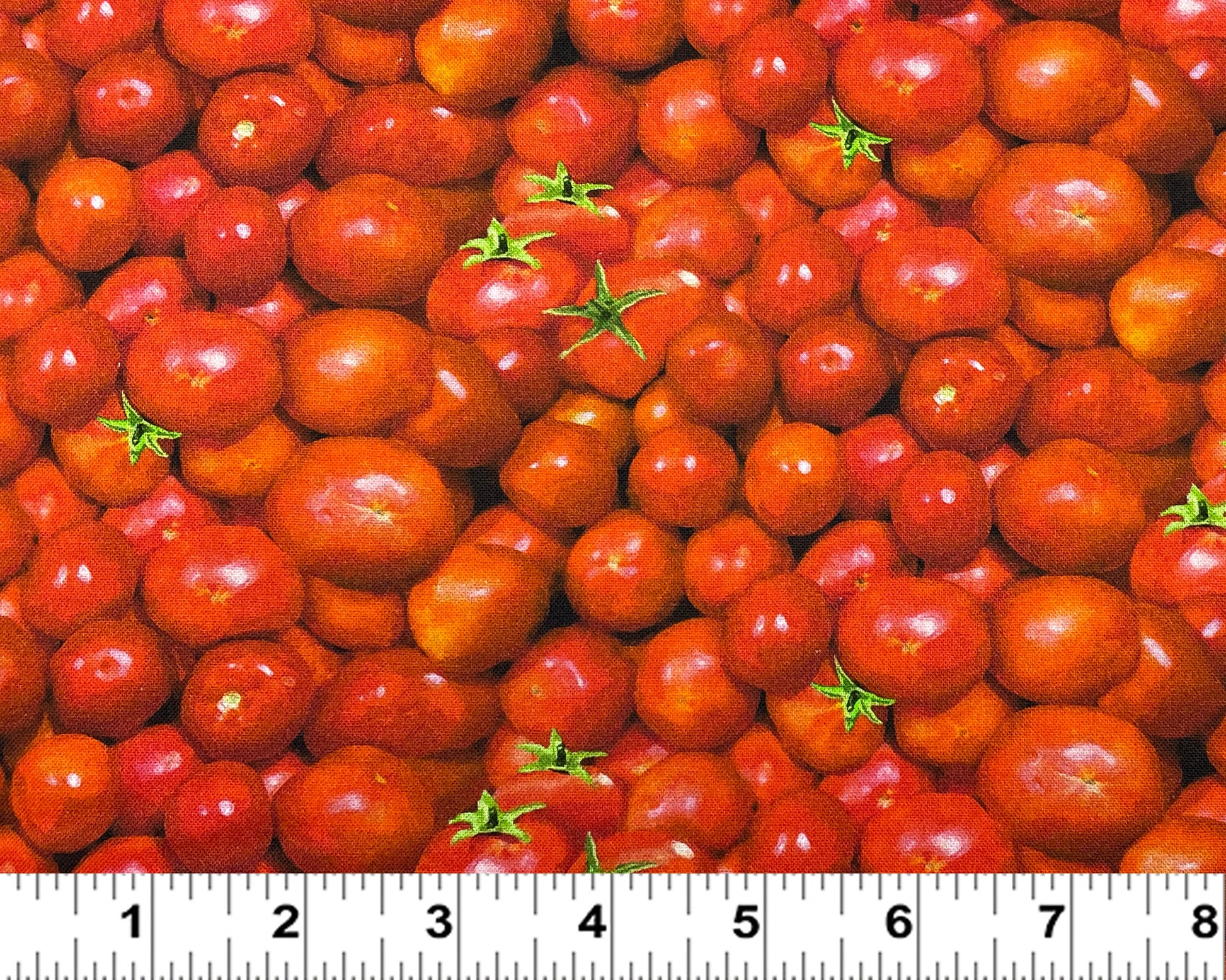 Tomato Fabric by the yard - Farmall Farm to Table - Sykel Enterprises - 100% Cotton - Food theme tomato print fabric - Ships NEXT DAY