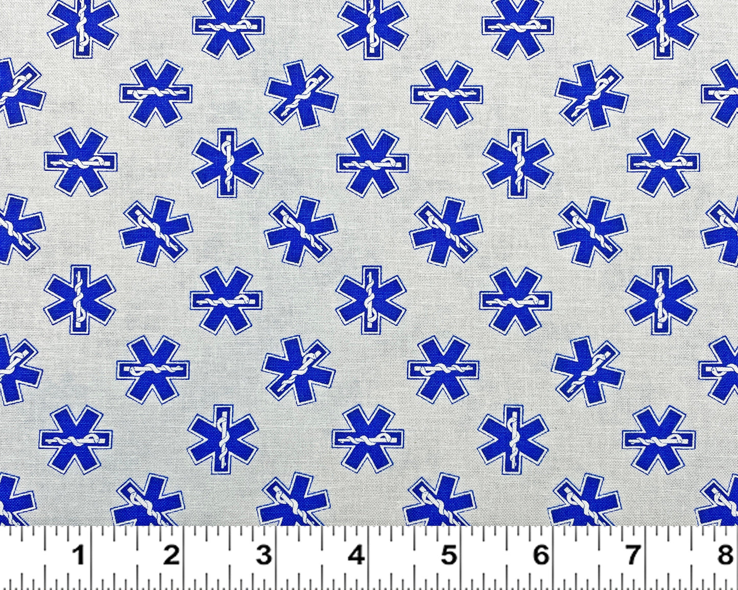 EMT Star Fabric - To The Rescue - Robert Giordano - Henry Glass - 100% Cotton- First Responder Medical Hero Quilting Cotton - Ships NEXT DAY