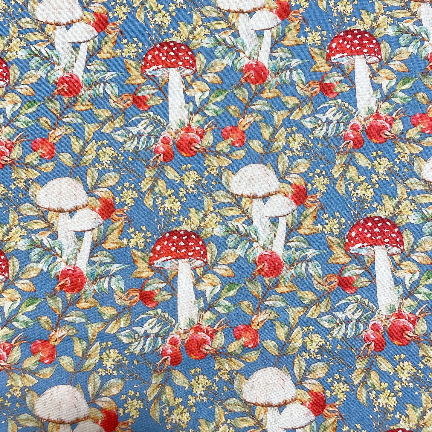 Hedgehog Hollow - Mushroom Fabric 7HH-1 - In The Beginning Fabrics - 100% Cotton