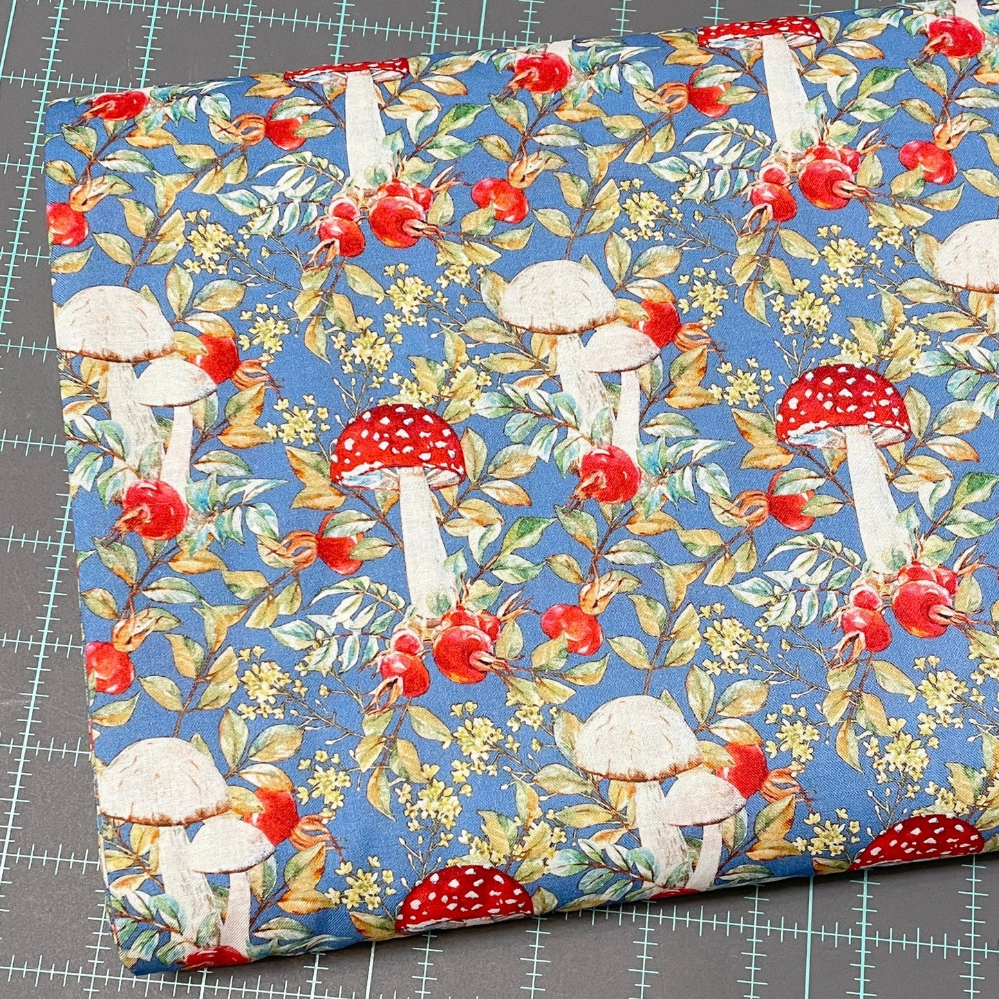 Hedgehog Hollow - Mushroom Fabric 7HH-1 - In The Beginning Fabrics - 100% Cotton