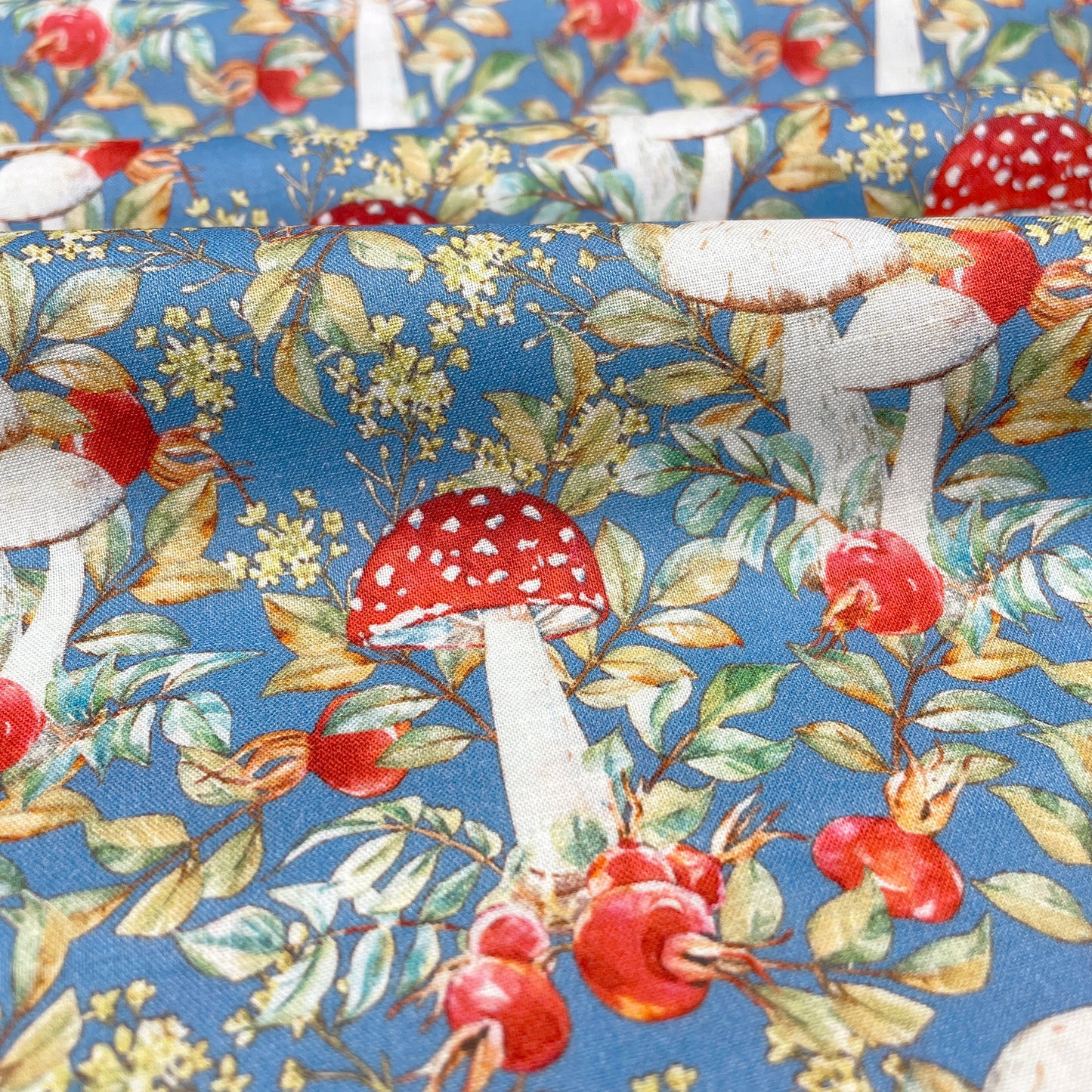 Hedgehog Hollow - Mushroom Fabric 7HH-1 - In The Beginning Fabrics - 100% Cotton