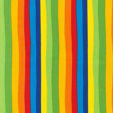 Celebration Stripe - Celebrate Seuss - Robert Kaufman - 100% cotton - Children's Book Fabric Reading