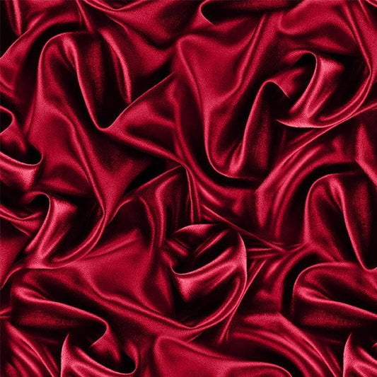 Velvet COTTON Fabric - Red - The Gilded Age by Michael Miller - Not real velvet - Faux velvet material