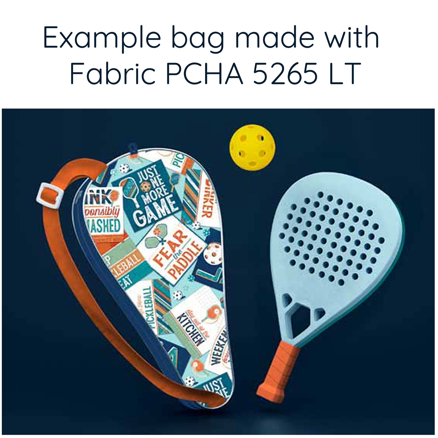 Pickleball fabric - 100% Cotton - P&B Textiles - Pickleball Champ Collection - Sports Fabric - PCHA 5265 LT