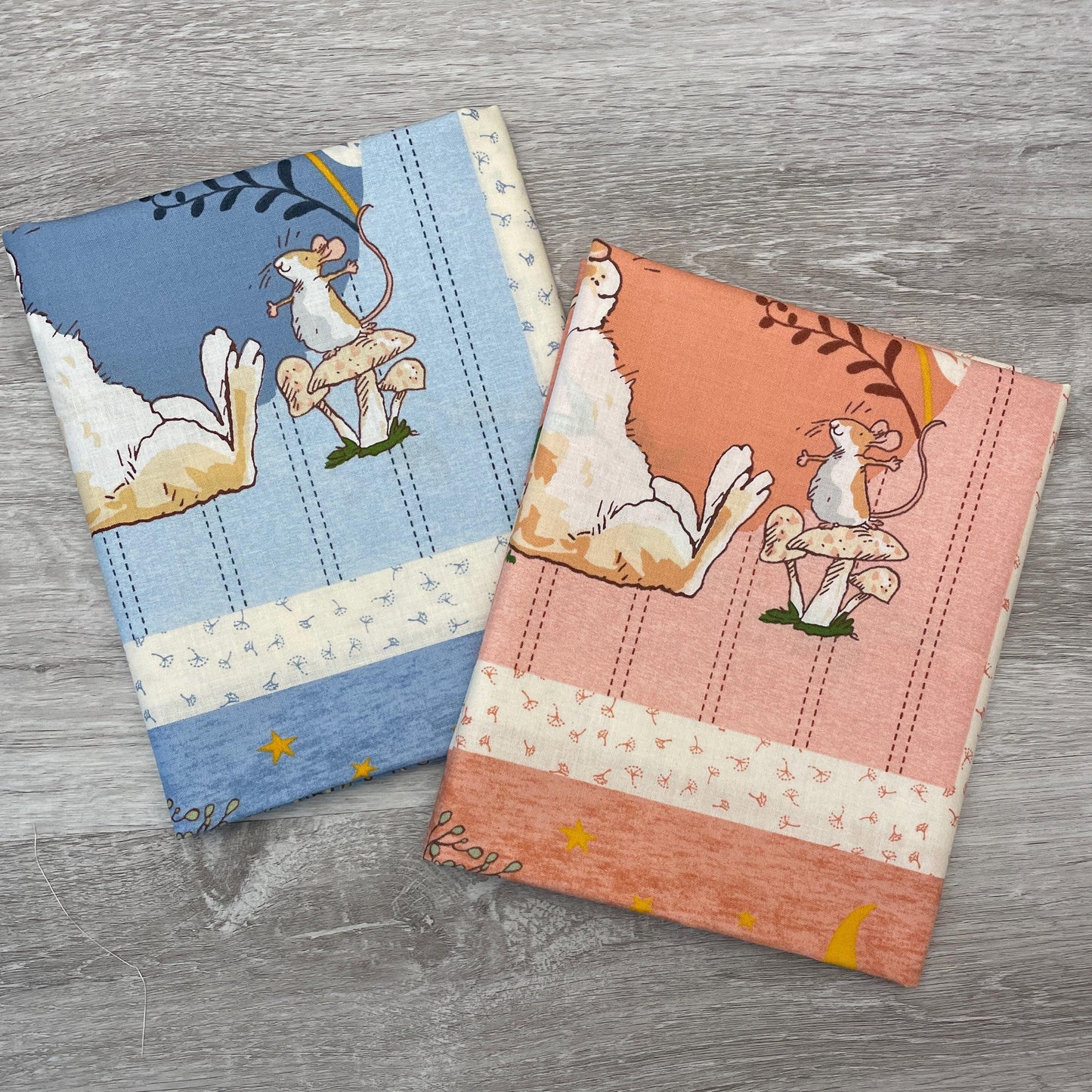 Guess How Much I Love You 2024 Fabric Panel 24" x 43" - Rust Color - 100% cotton - Clothworks - Baby Panel