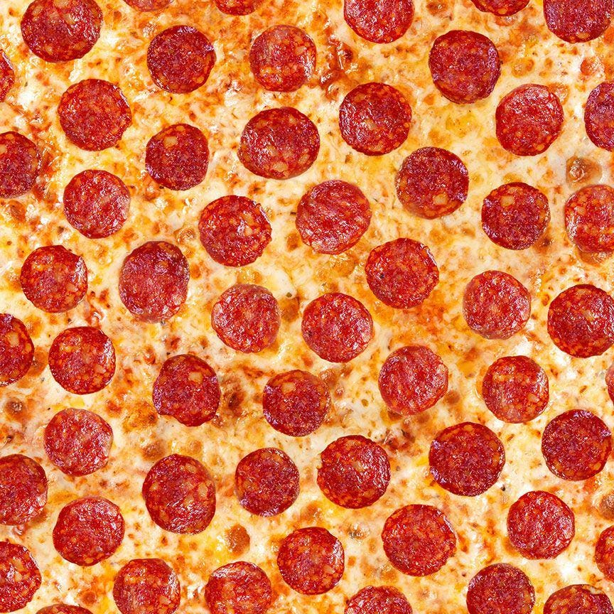 Pepperoni Pizza Fabric - Timeless Treasures - 100% Cotton - Comfort Food