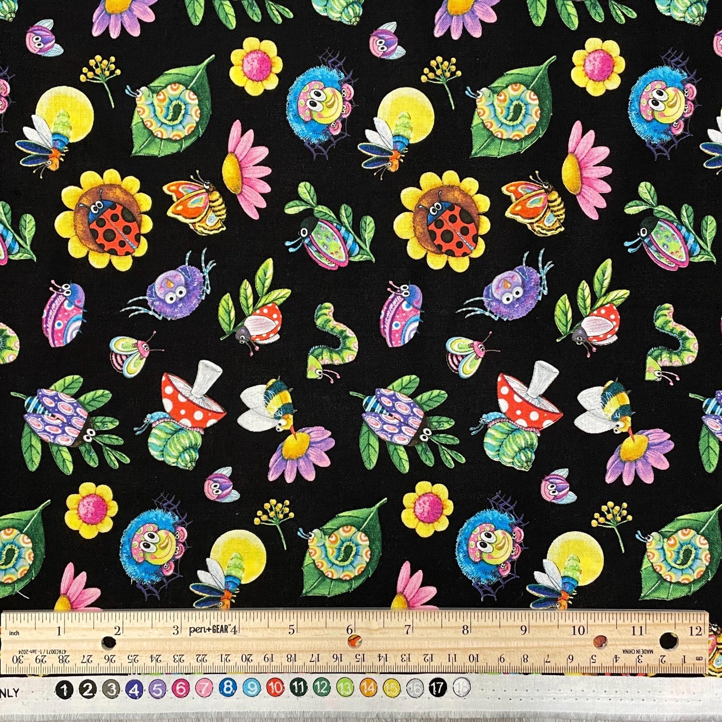 Cute Insect Fabric - Insects All Around