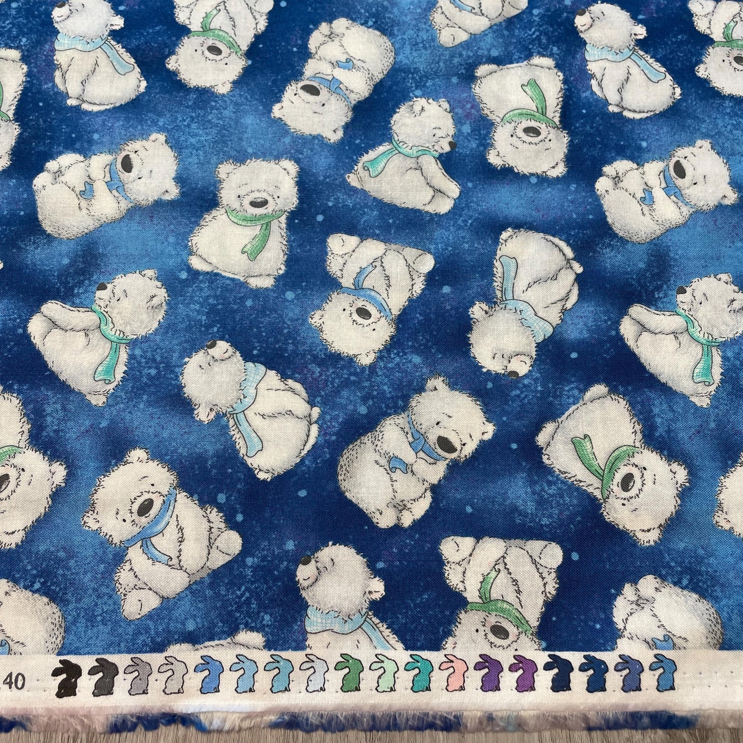 Polar Bear Fabric - Arctic Nights - Discontinued