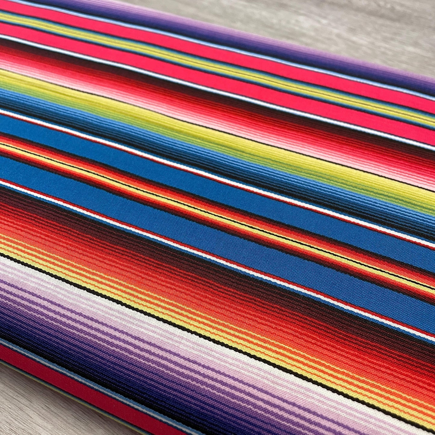 Mexican Sombrero Stripe Fabric - 100% Cotton Fabric - 263-BLU
