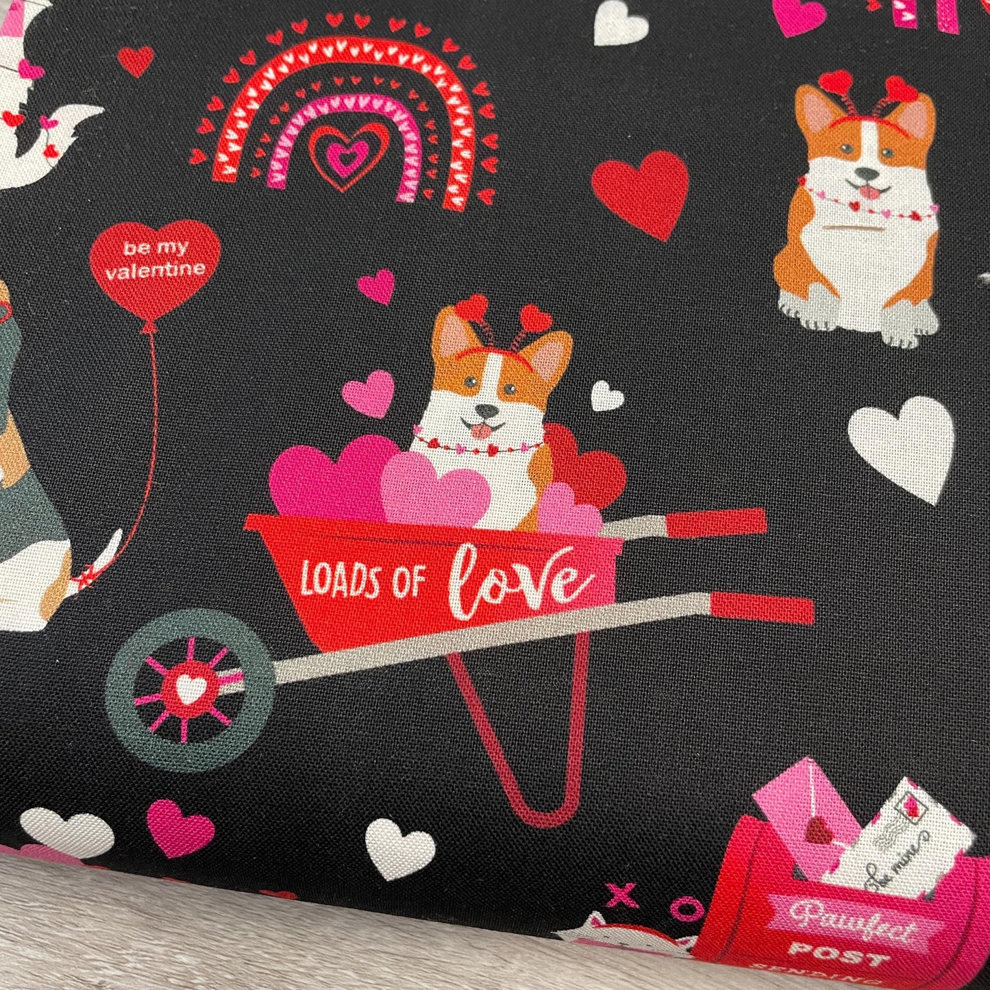 Love you Fur-Ever - Valentine's Day Fabric - 100% Cotton - Benartex