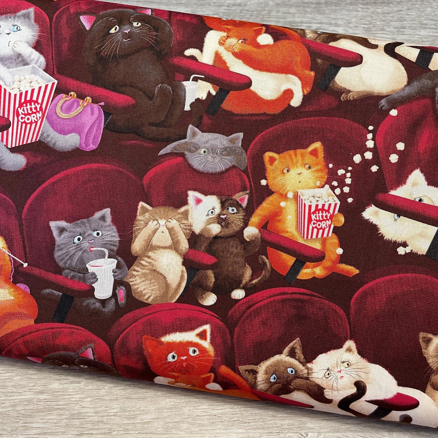 Scaredy Cat Fabric - Cat Lady Collection