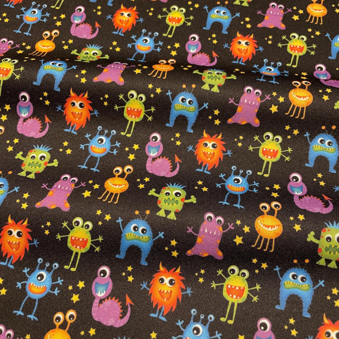Cute Alien PUL Waterproof Fabric - 1 mil - 60" wide