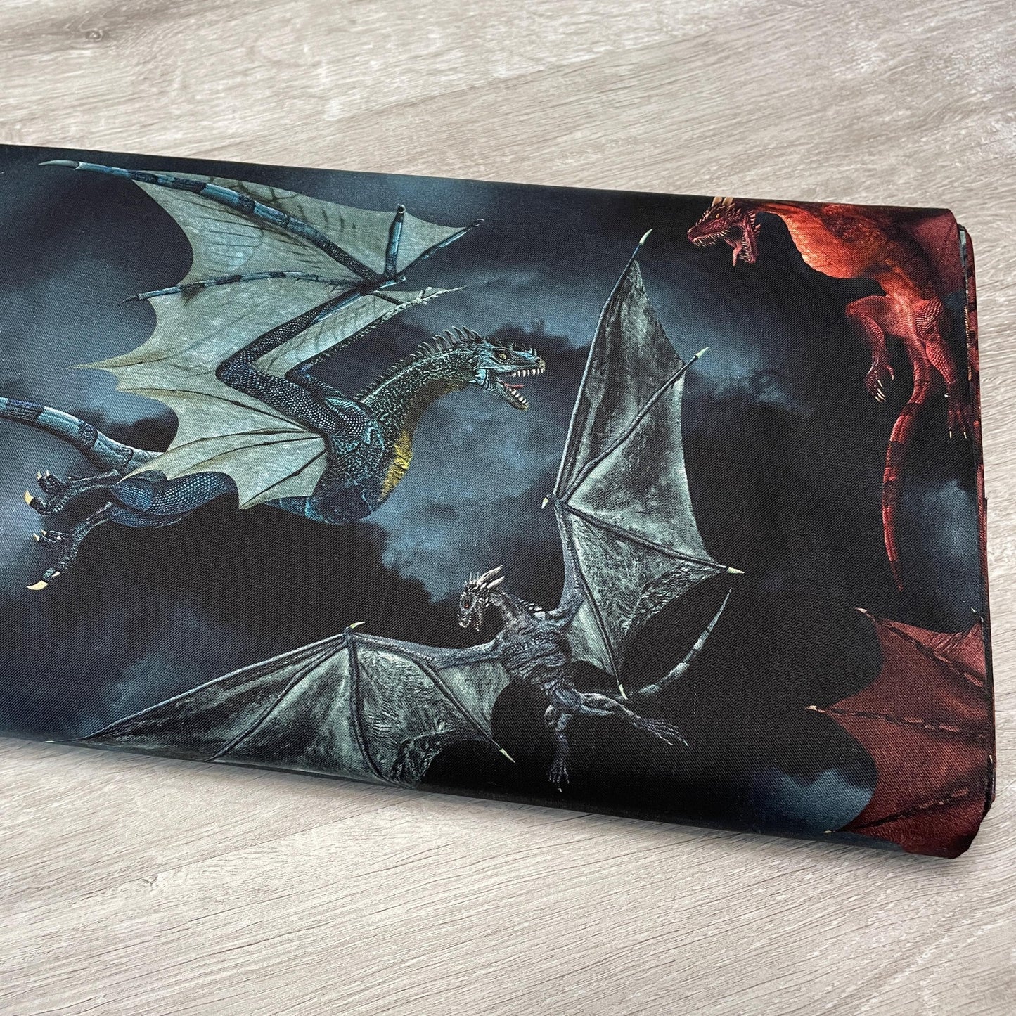Dragon's Battle Fabric - Timeless Treasures - 100% Cotton - Dragon's Lair Collection