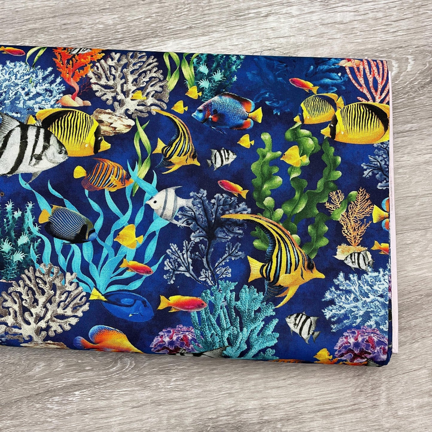 Coral Reef Life - Timeless Treasure - Fish Fabric - 100% Cotton - Ocean Fabric Beach Print Sea Life