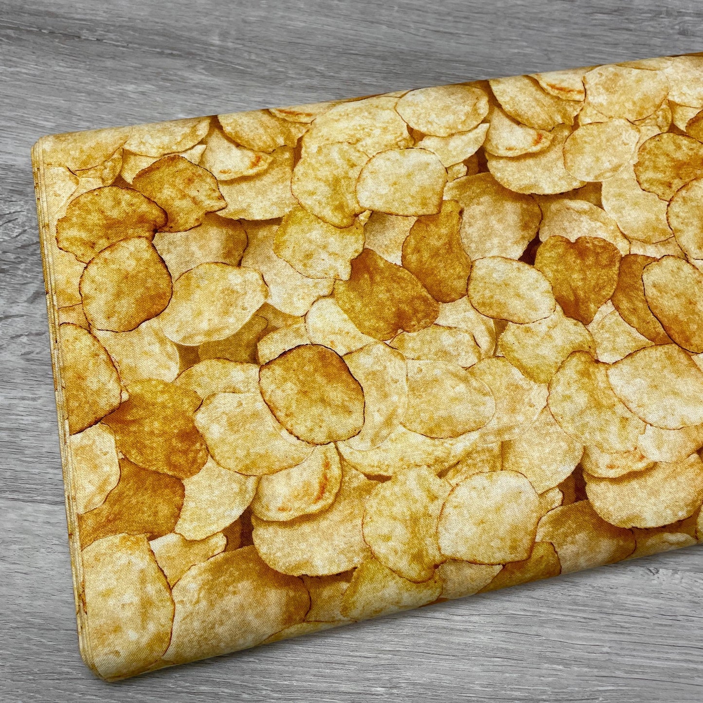 Potato Chips Fabric - Ale House Collection - 100% Cotton - Food