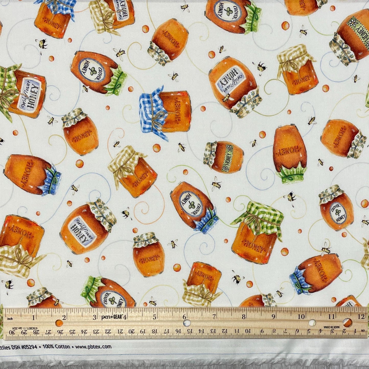 Honey Jar fabric - 100% Cotton - P&B Textiles