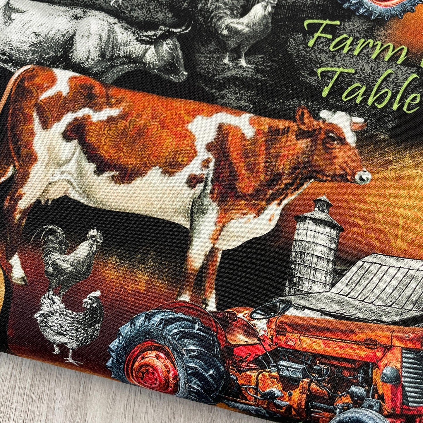 Farmer's Market Fabric - Farm To Table - Michael Miller - 100% Cotton Fabric - DCX11931-BLAC-D