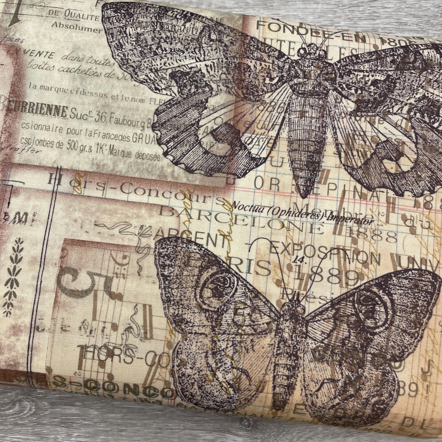 Tim Holtz Melange - Neutral - 100% Cotton Fabric - FreeSpirit - Eclectic Elements - Foundations Collection