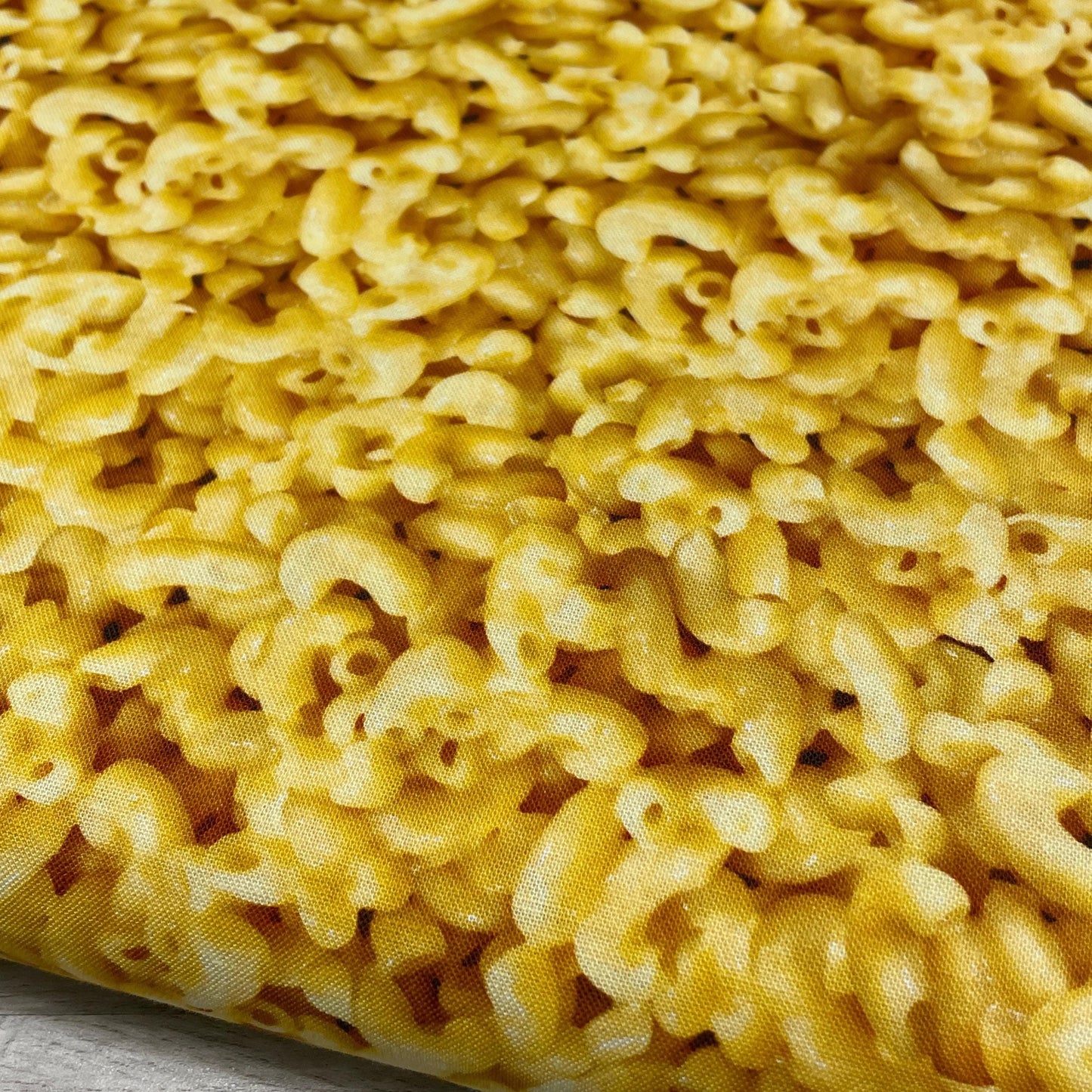 Macaroni and Cheese Fabric - Feast Mode Collection - Robert Kaufman - 100% Cotton