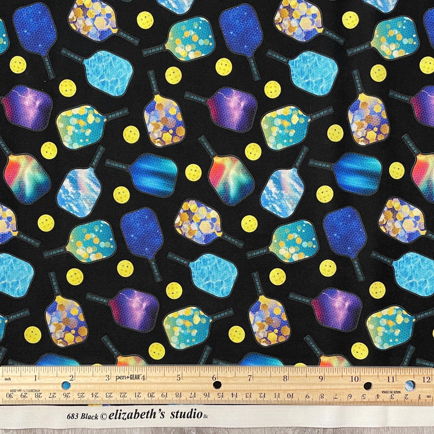 Pickleball Paddle fabric - Elizabeth's Studio