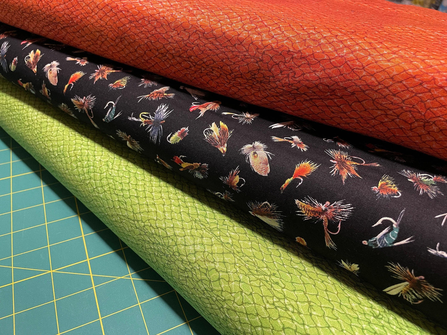 Fishing Fabric - Fishing Net - Rust Color - 100% Cotton Fabric - Land and Sea collection - Windham Fabrics - Boating - Ships NEXT DAY