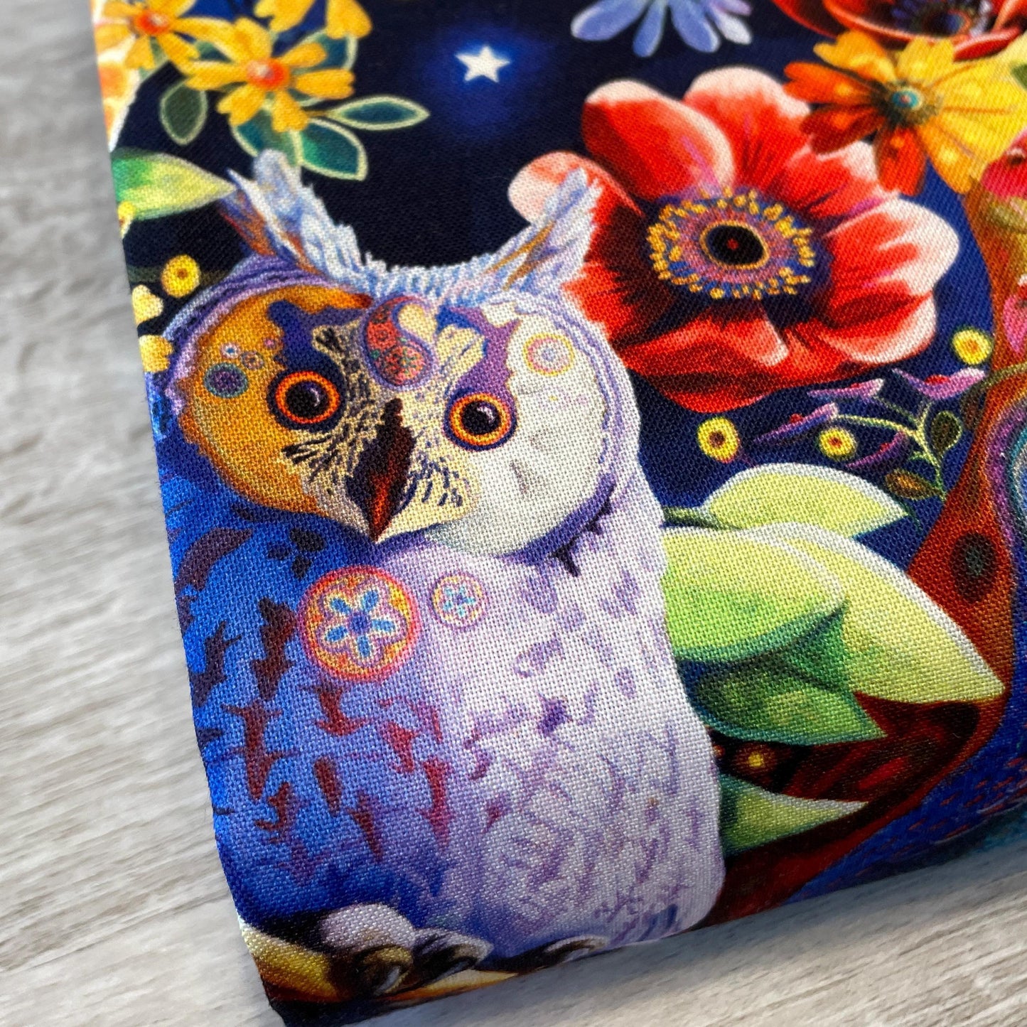 Night Owls Fabric - Nature - Robert Kaufman - 100% Cotton Fabric