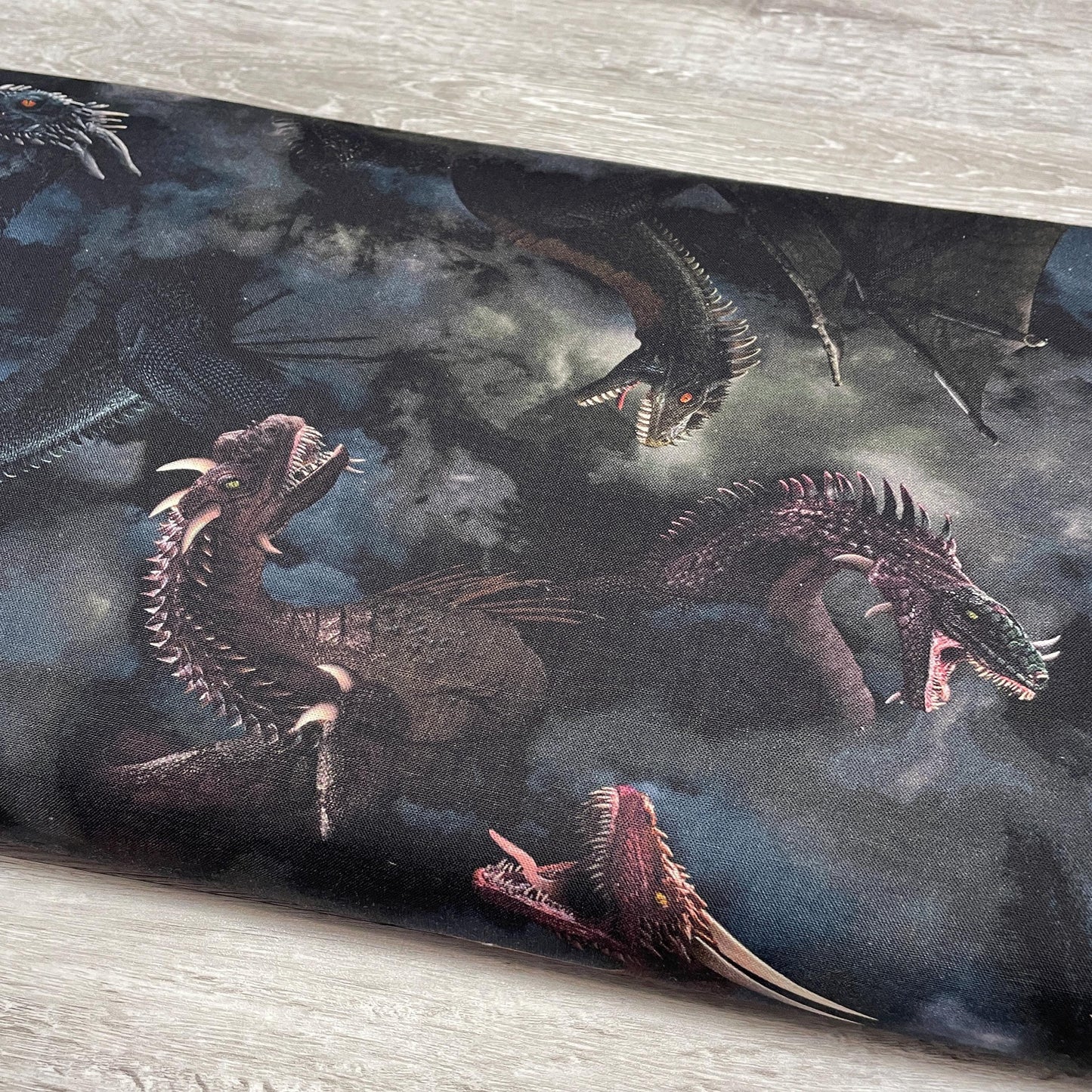 Dragon Fabric - Tossed Dragons in Clouds - Timeless Treasures - 100% Cotton - Dragon's Lair Collection