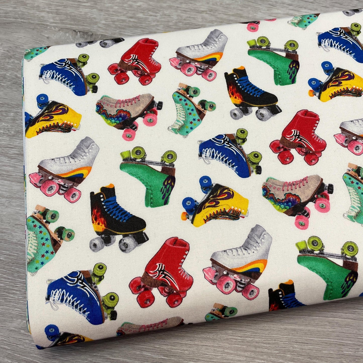 Roller Skates Fabric - In Motion collection