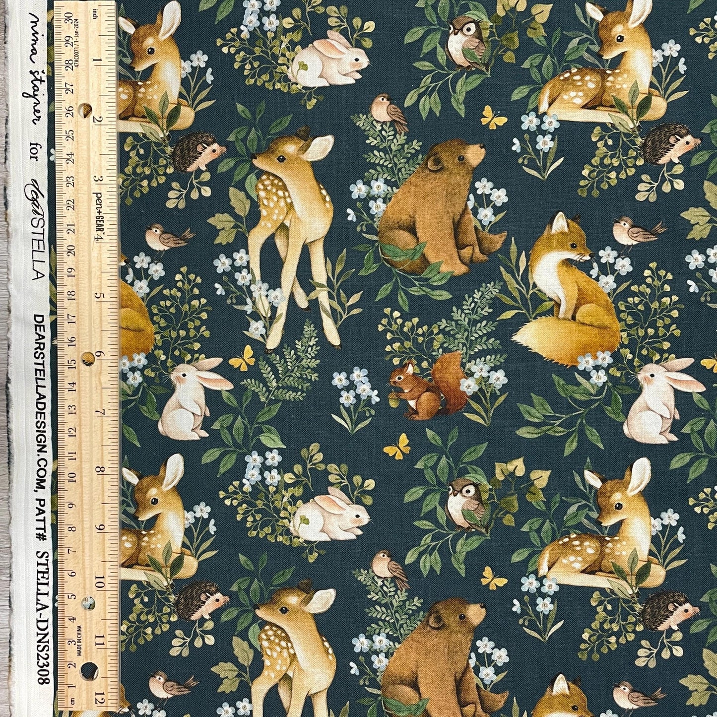 Forest Animal fabric - Dear Stella - Forest Stories - 100% Cotton