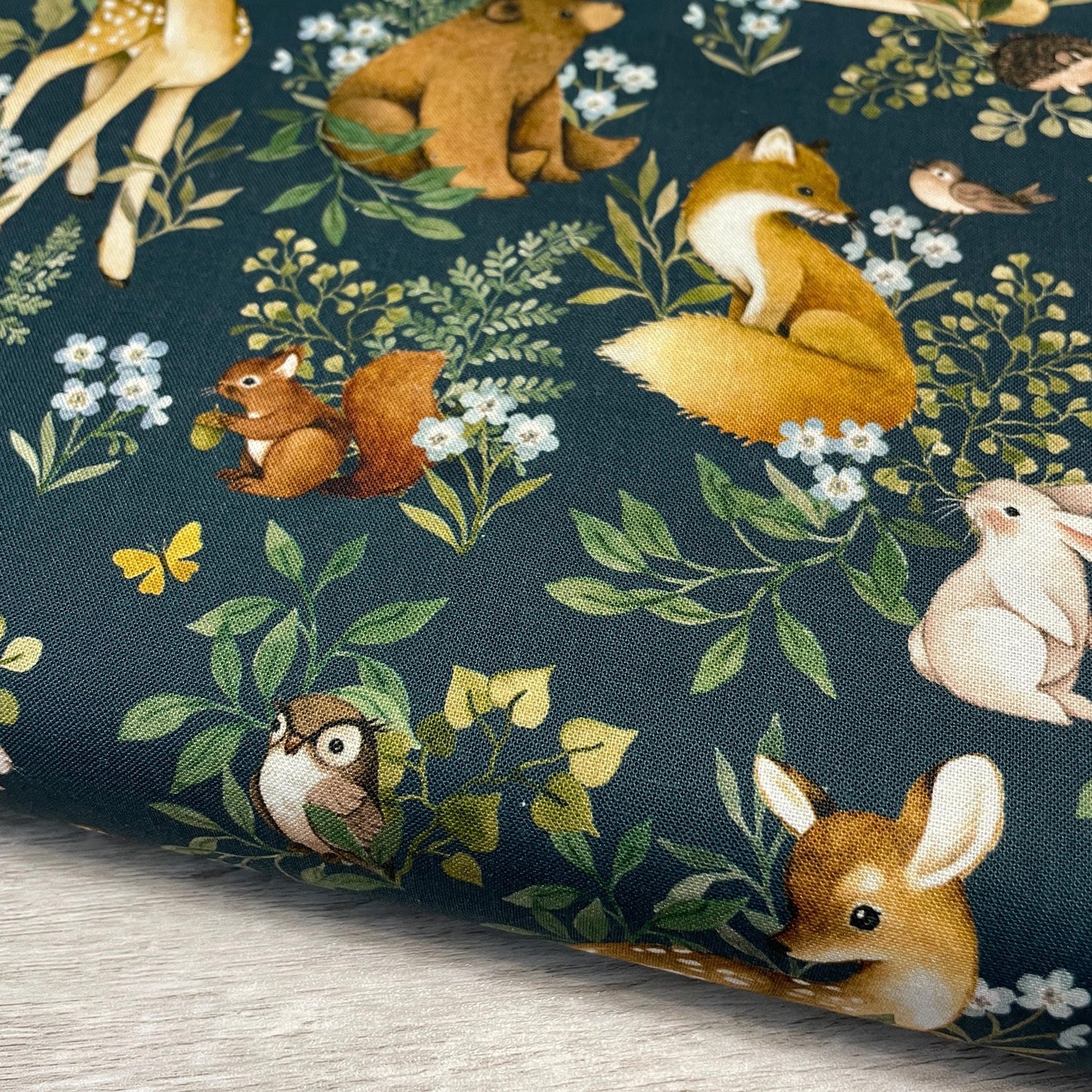 Forest Animal fabric - Dear Stella - Forest Stories - 100% Cotton