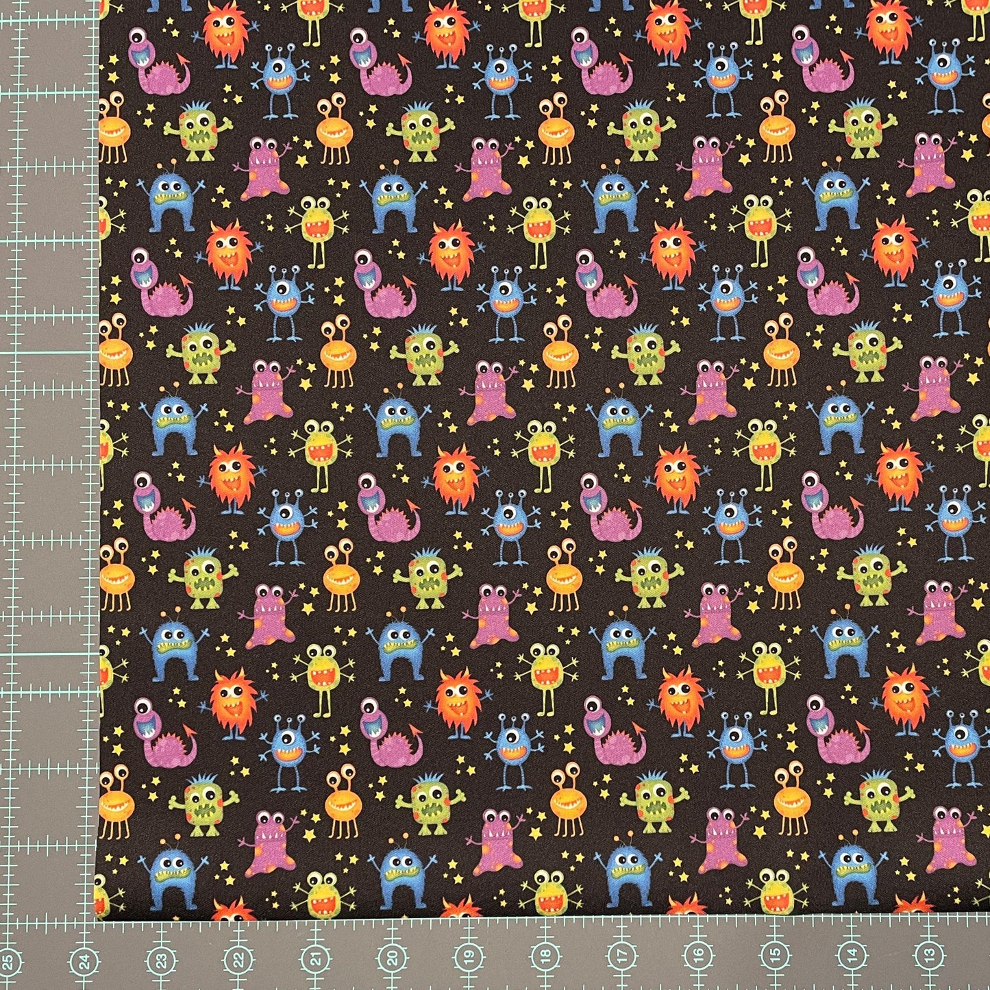 Cute Alien PUL Waterproof Fabric - 1 mil - 60" wide