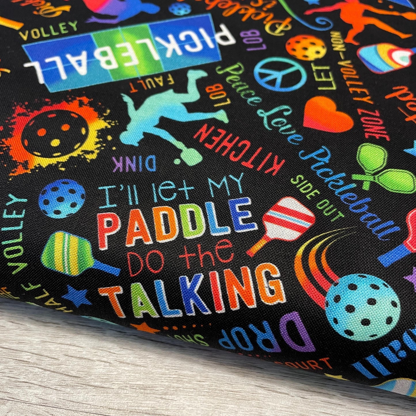 Pickleball fabric - Timeless Treasures