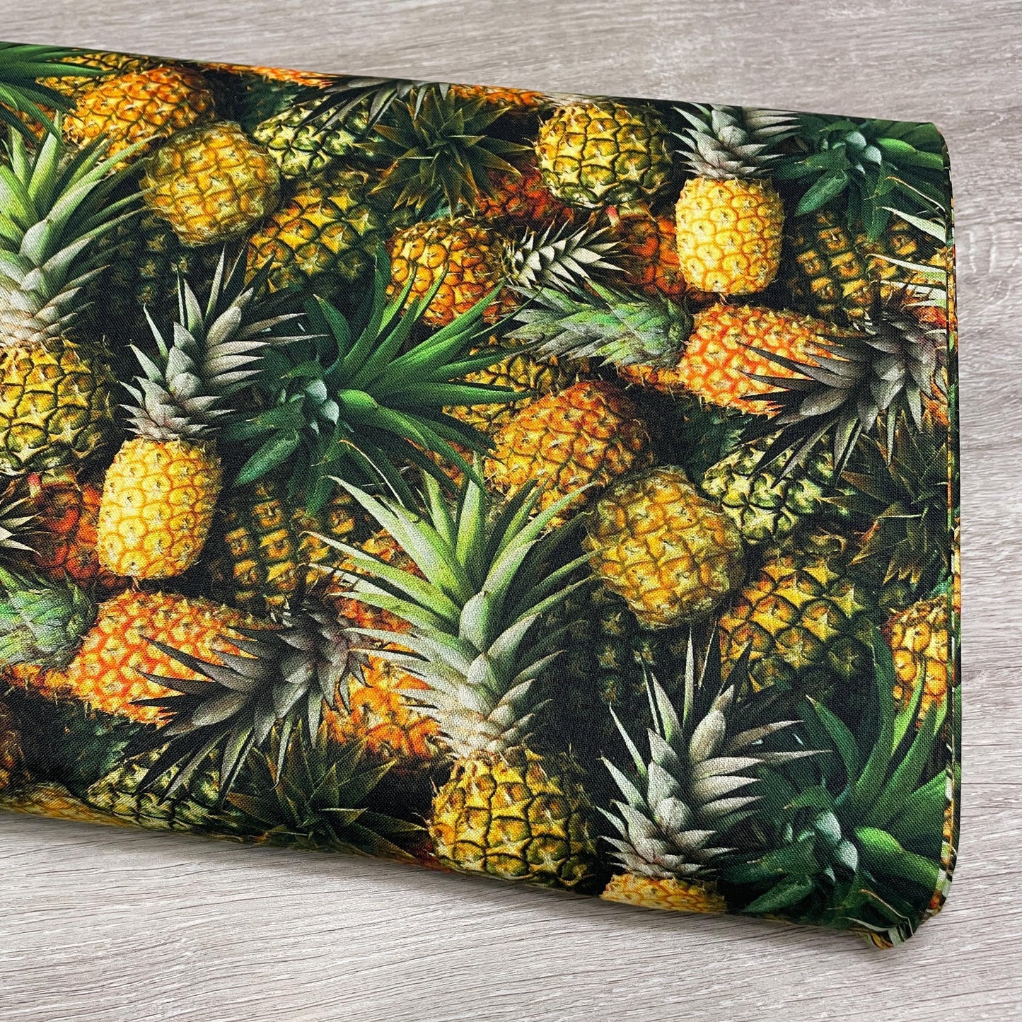 Pineapple Fabric - 100% Cotton - Whistler Studios - A La Carte - Welcome Committee - Fruit Food