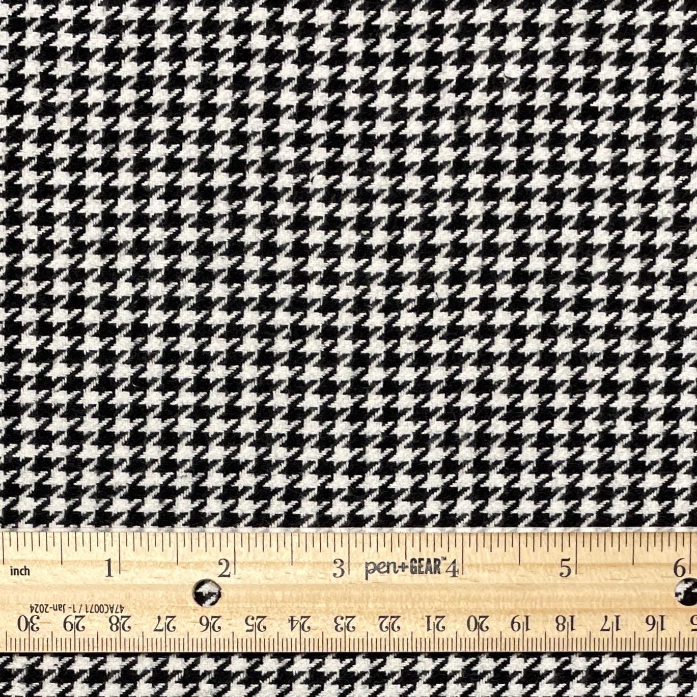 Houndstooth FLANNEL Fabric - Marcus Fabrics - 100% Cotton