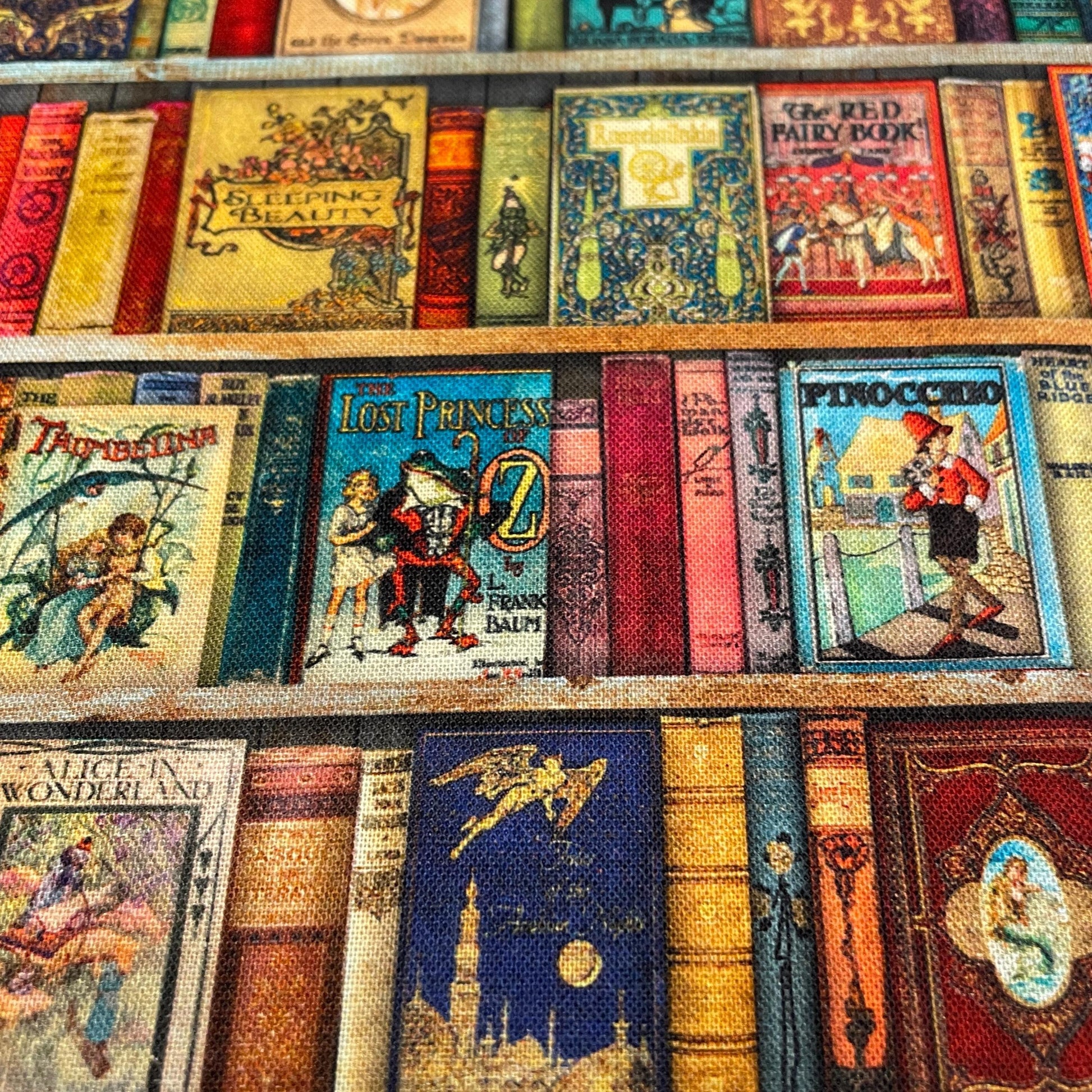 Antique Book Fabric - SMALL BOOKS - Robert Kaufman Library of Rarities - 100% Cotton - Reading Bibliophile gift