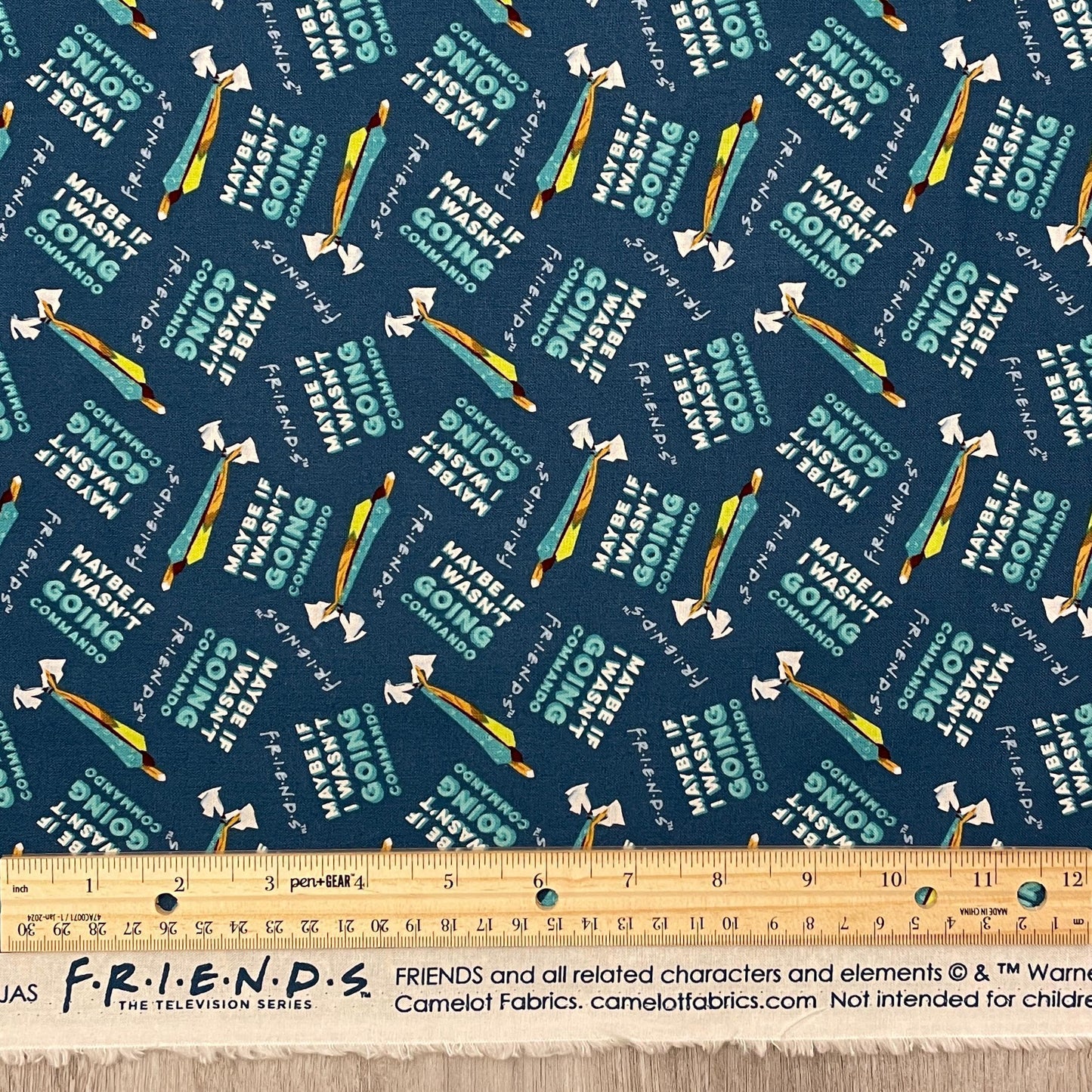 Commando Fabric - Friends TV Show