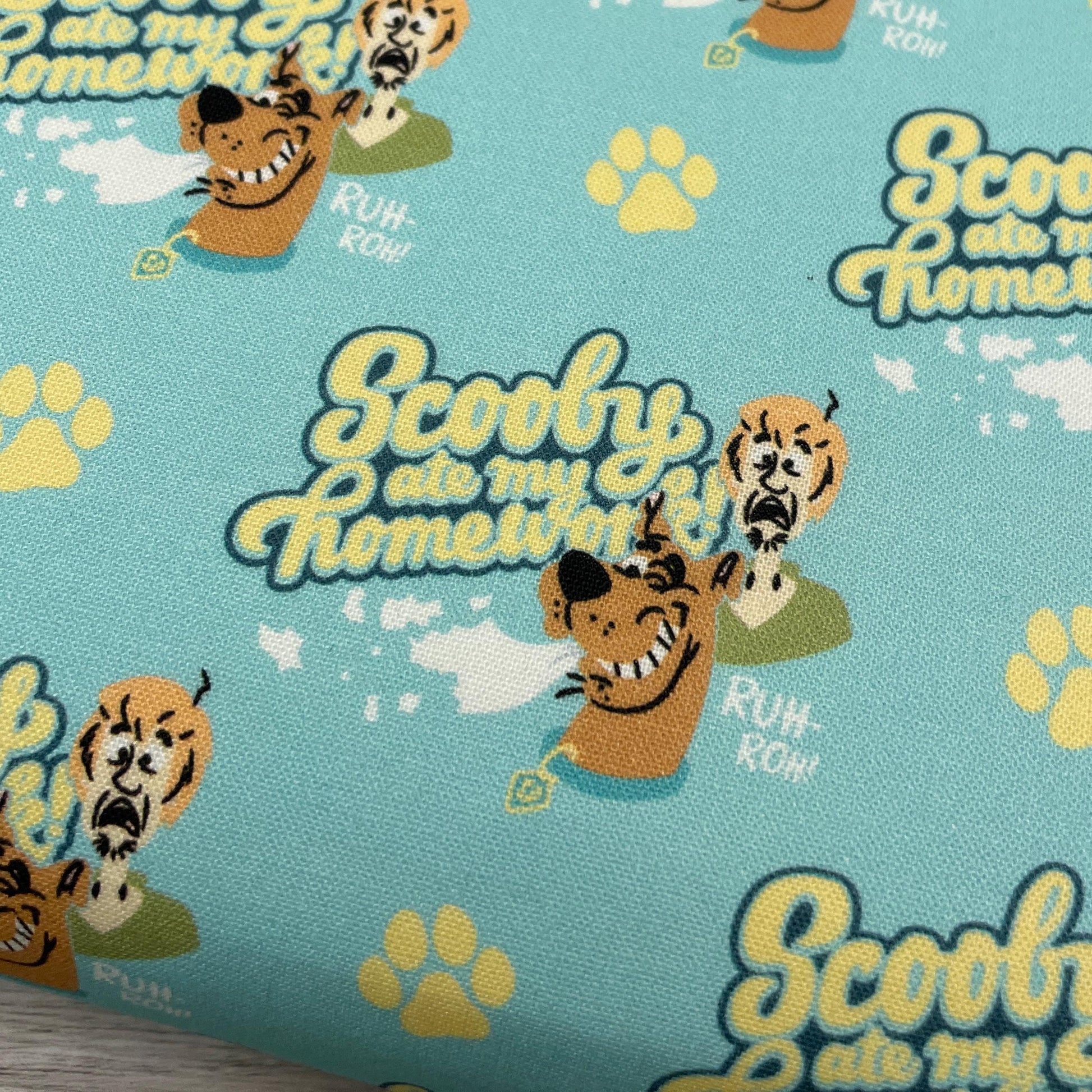 Scooby Doo Fabric - Homework - School Spirit Collection