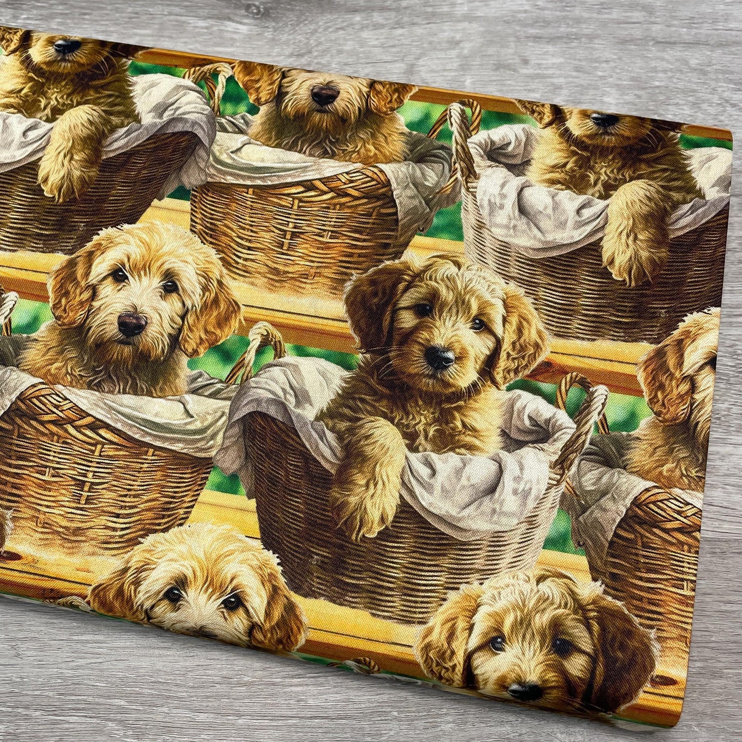 Goldendoodle fabric - Foust Exclusive Print - 100% Cotton