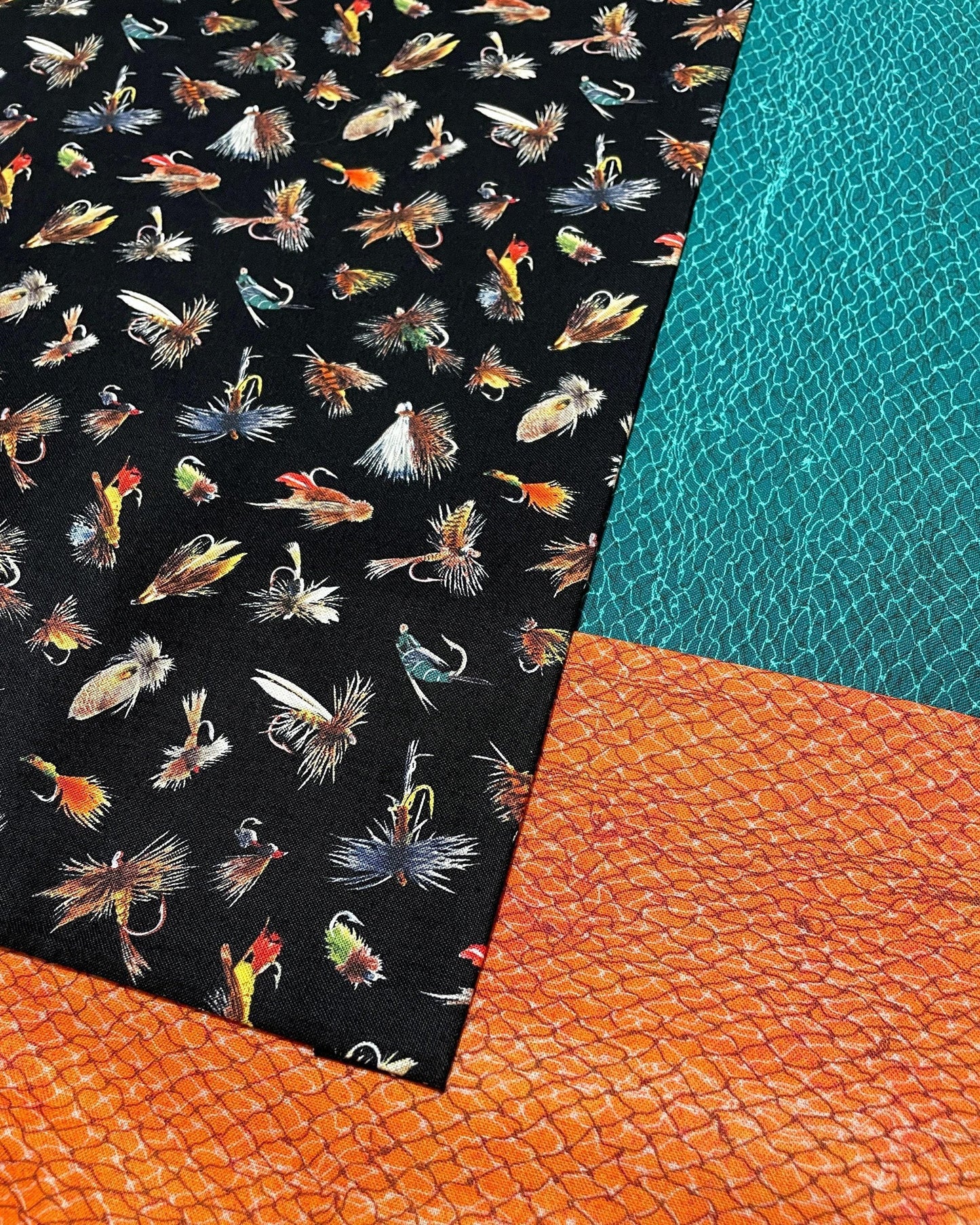 Fishing Fabric - Fishing Net - Rust Color - 100% Cotton Fabric - Land and Sea collection - Windham Fabrics - Boating - Ships NEXT DAY