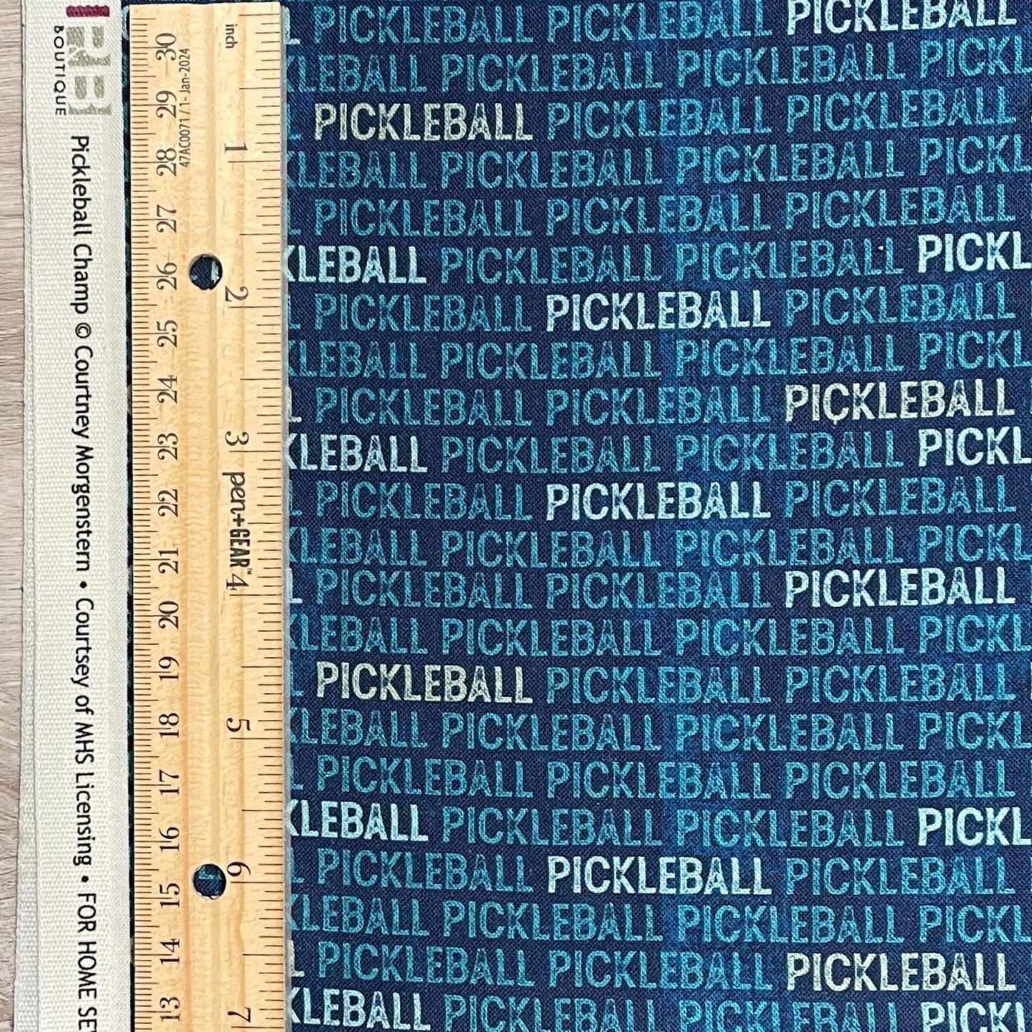 Pickleball fabric - 100% Cotton - P&B Textiles - PCHA 5269 DB