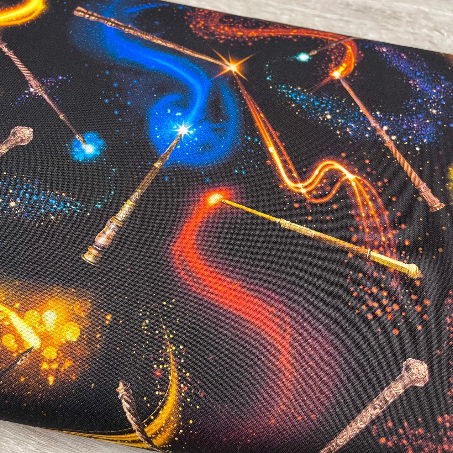Magic Wands - 100% Cotton Fabric - Timeless Treasures - Mystic Library Collection - Witch