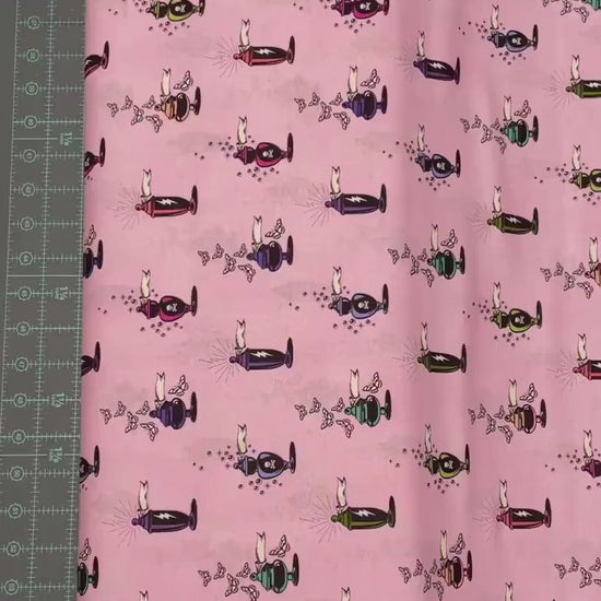 Tula Pink Nightshade Deja Vu - Apothecary Nerium - 100% Cotton Fabric - FreeSpirit Fabrics - Ships  TOMORROW