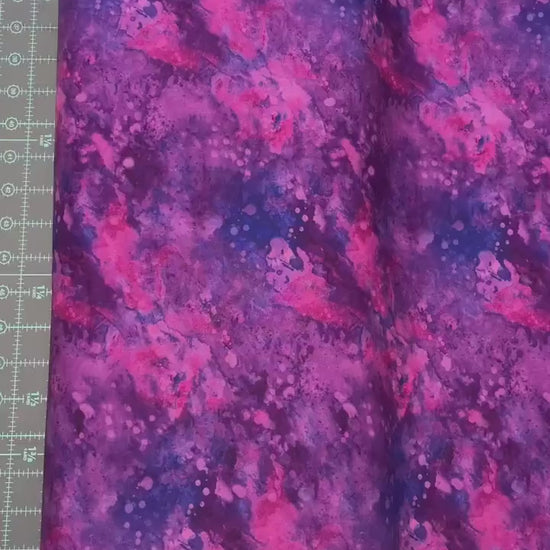 Purple Blender Fabric - Raindrops Collection by Oasis Fabrics - 100% Cotton Fabric - Bright Purple fabric colorful material - Ships NEXT DAY