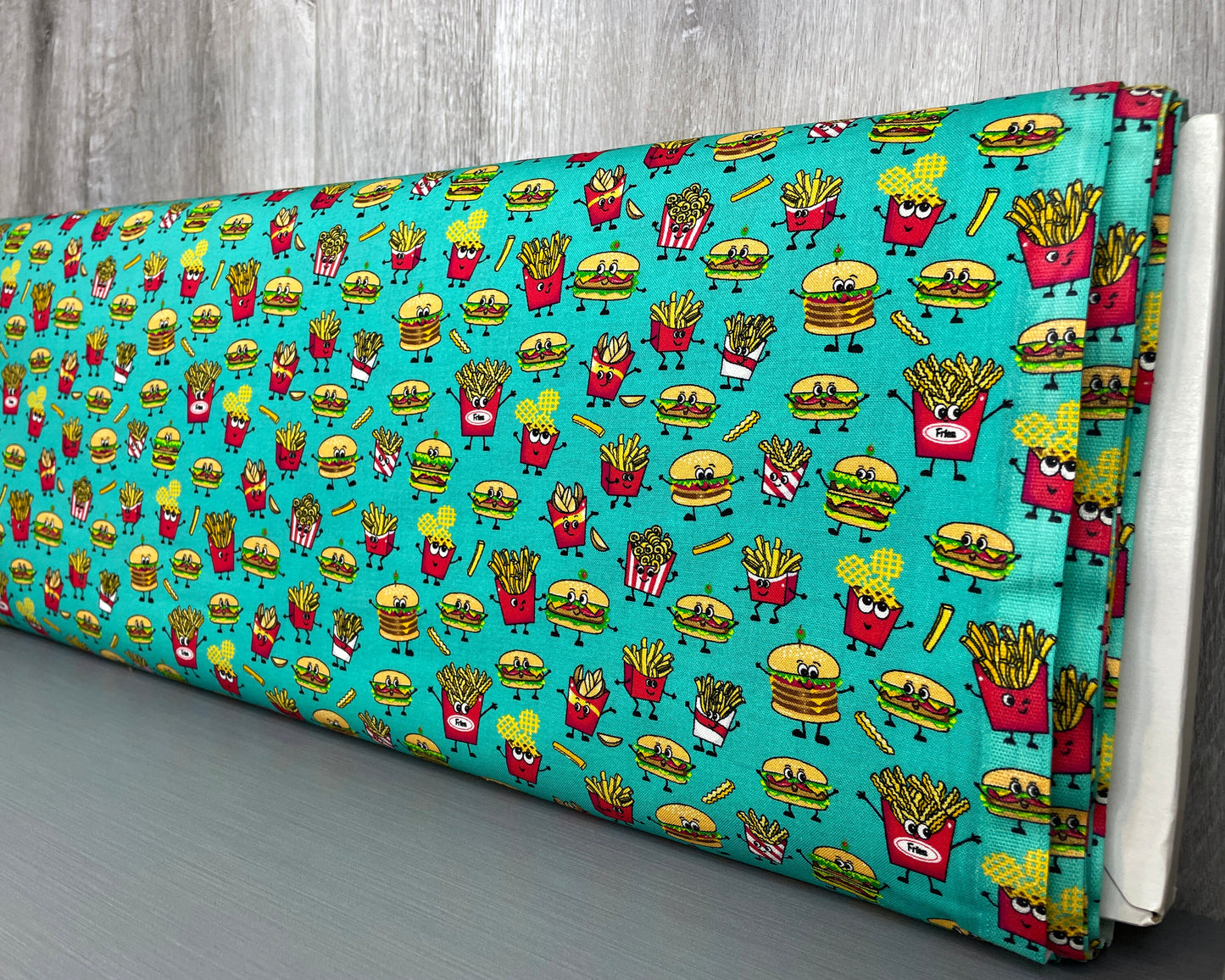Hamburger fabric - Burger and Fries - Drive Thru Snacks by Freckle & Lollie - 100% Cotton Fabric - Food fabric by the yard - Ships NEXT DAY