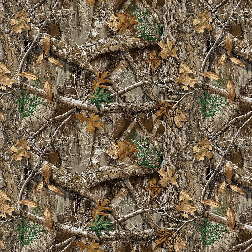 Realtree Camo - Real Tree Edge Pattern #10286 - 100% Cotton Fabric by Sykel Enterprises - Ships NEXT DAY
