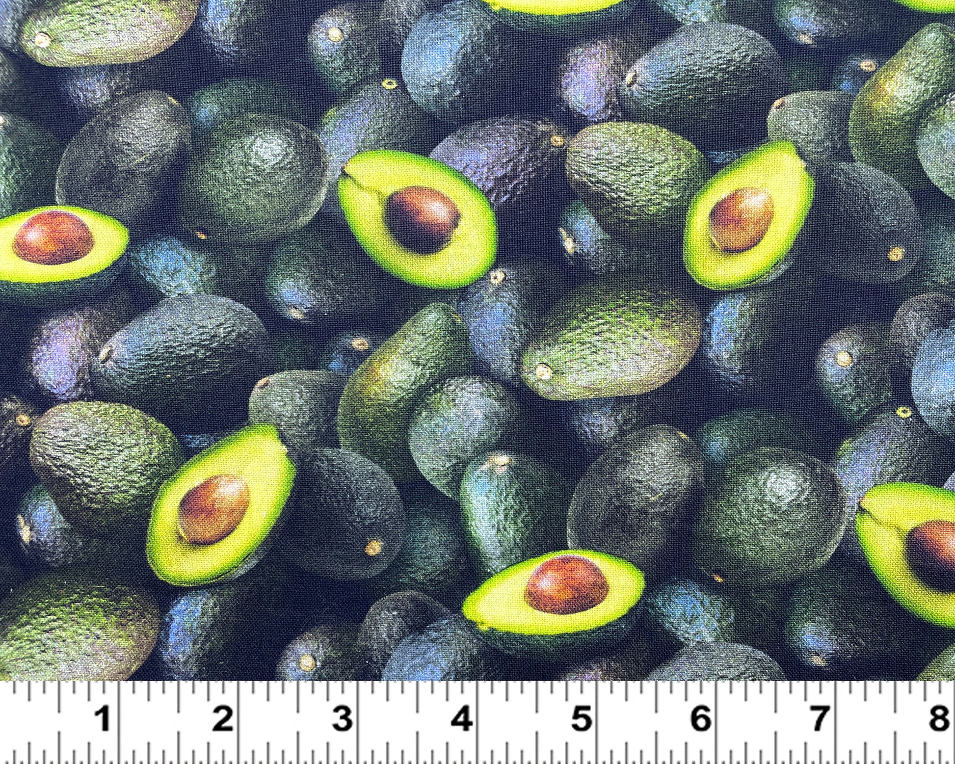 Avocado Fabric - Food Festival collection by Elizabeth Studios - 100% Cotton Fabric - Food theme Guacamole Mexican Food - Ships NEXT DAY