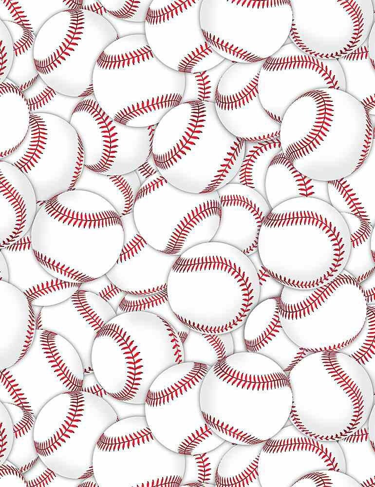 Baseball fabric - 100% Cotton Fabric from Timeless Treasures - Sports Fabric Baseball Material - SHIPS NEXT DAY