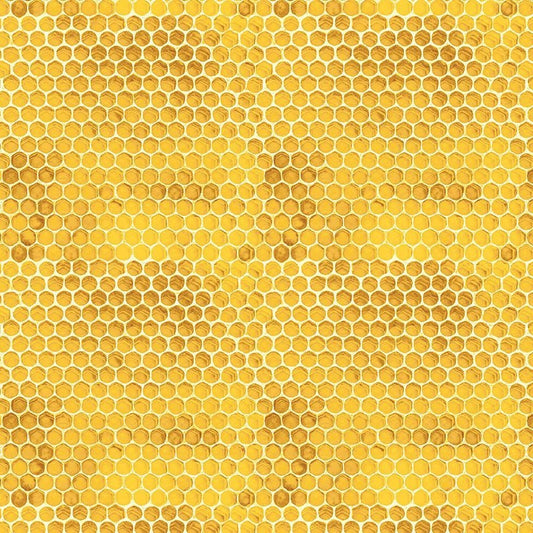 Honeycomb Fabric - Honey Bee Farm for Timeless Treasures - 100% Cotton Fabric - Honey fabric - Ships NEXT DAY