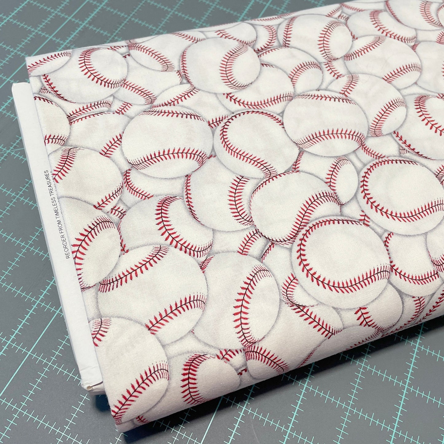 Baseball fabric - 100% Cotton Fabric from Timeless Treasures - Sports Fabric Baseball Material - SHIPS NEXT DAY