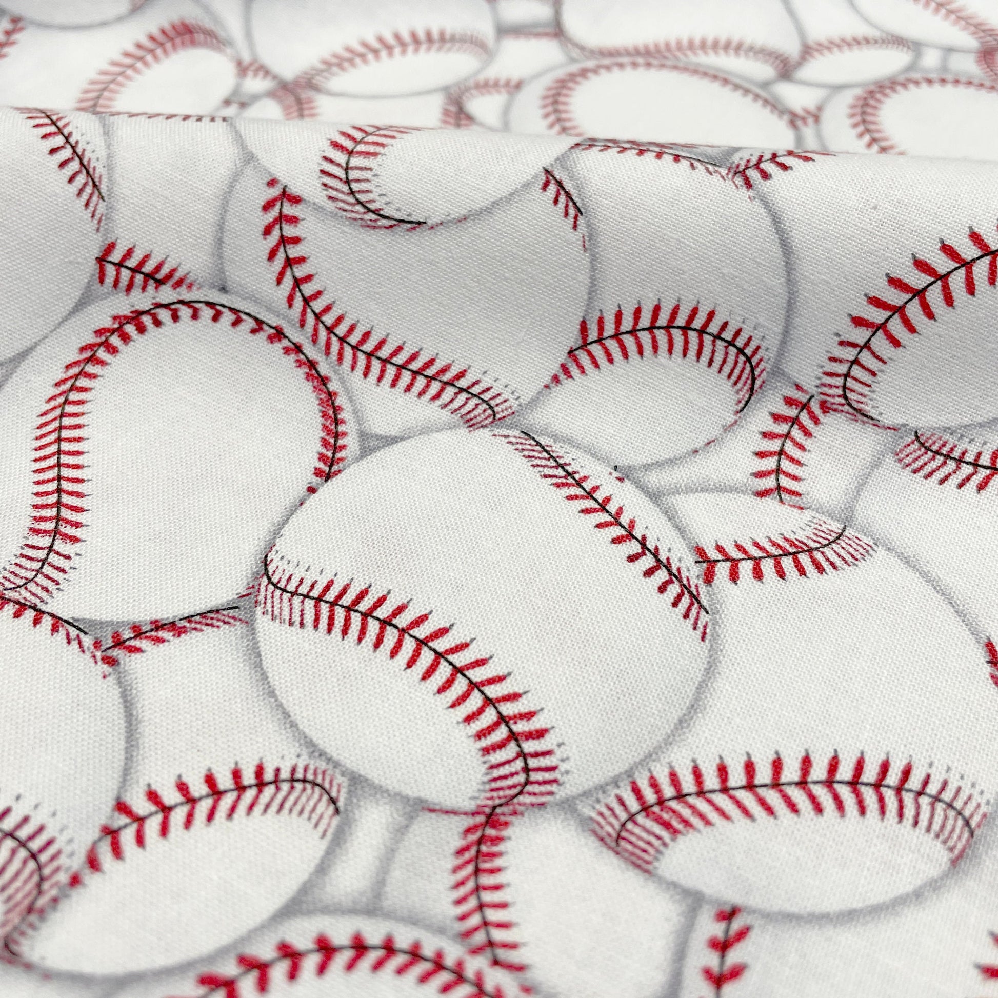 Baseball fabric - 100% Cotton Fabric from Timeless Treasures - Sports Fabric Baseball Material - SHIPS NEXT DAY